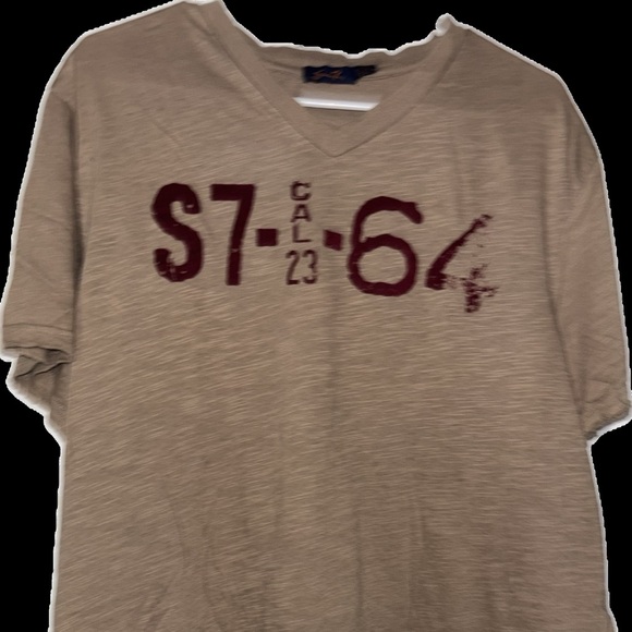 Rare new Seven 7 super cool ever neck NEW vintage flawless slightly perfect vee - Picture 5 of 14